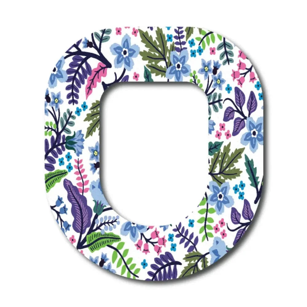 Single Patch / Omnipod Lavender Garden - Omnipod