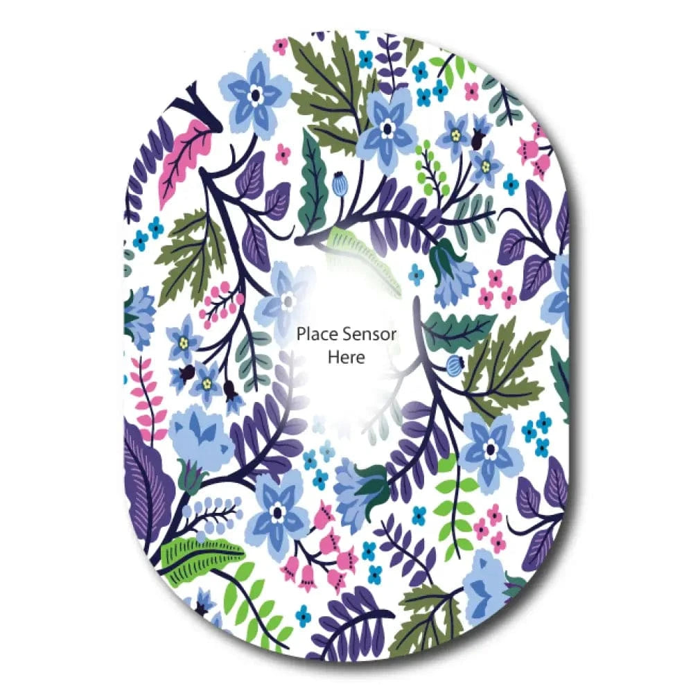 Single Patch / G6 Lavender Garden Underlay Patch for Sensitive Skin - Dexcom G6