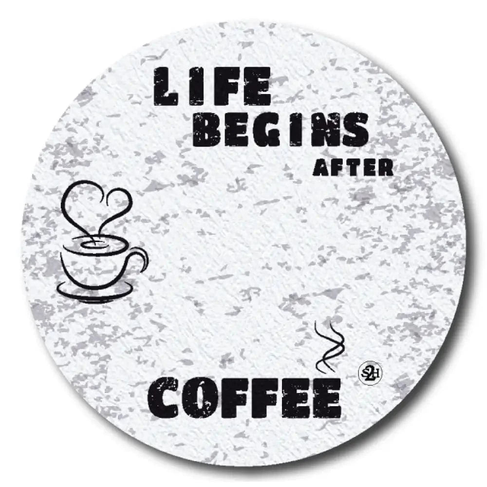 Single Patch / Libre 2 Cover-up Life Begins After Coffee - Libre 2 and Lingo Cover-up