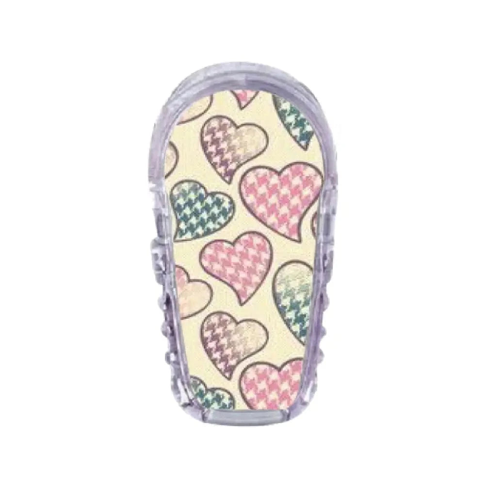 Single Topper / G6 Topper Little Hearts - Dexcom G6 Topper