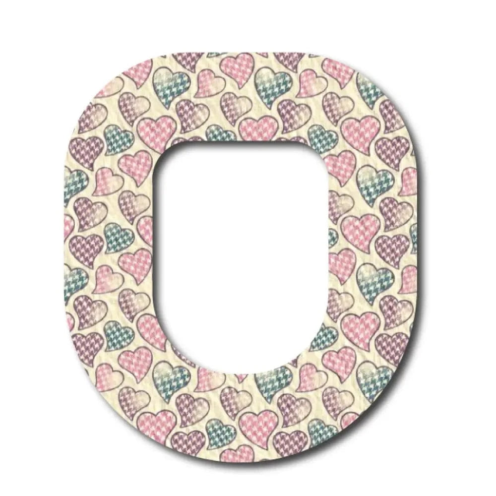 Single Patch / Omnipod Little Hearts - Omnipod