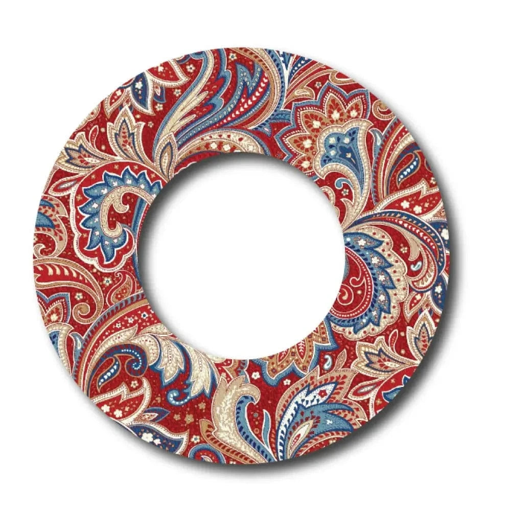 Single Patch / Libre 2 Maroon Paisley - Libre 2 and Lingo