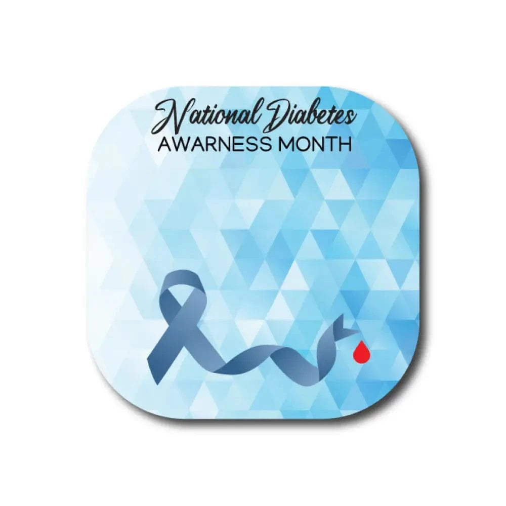 Single Patch / G7 Cover-up National Diabetes Month in Sky Blue - Dexcom G7 and Stelo Cover-up