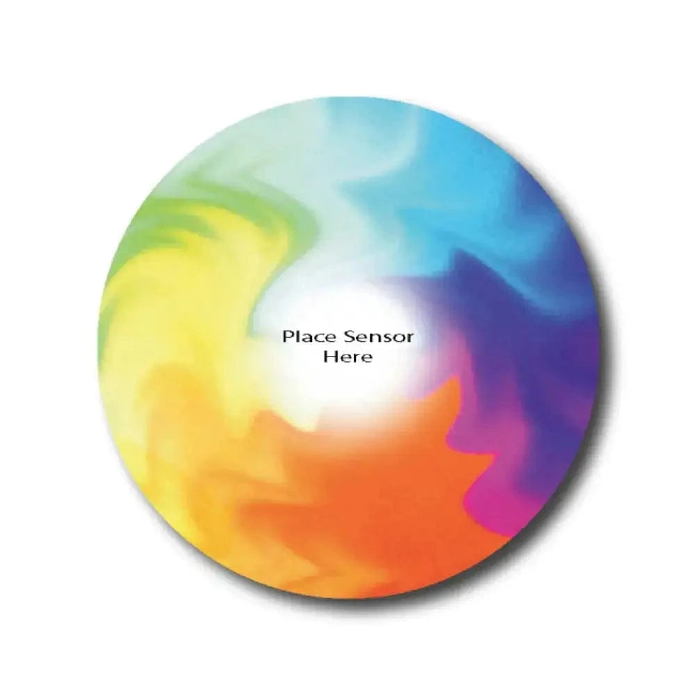 Single Patch / G7 Nebula Tie-dye Underlay Patch for Sensitive Skin - Dexcom G7 and Stelo