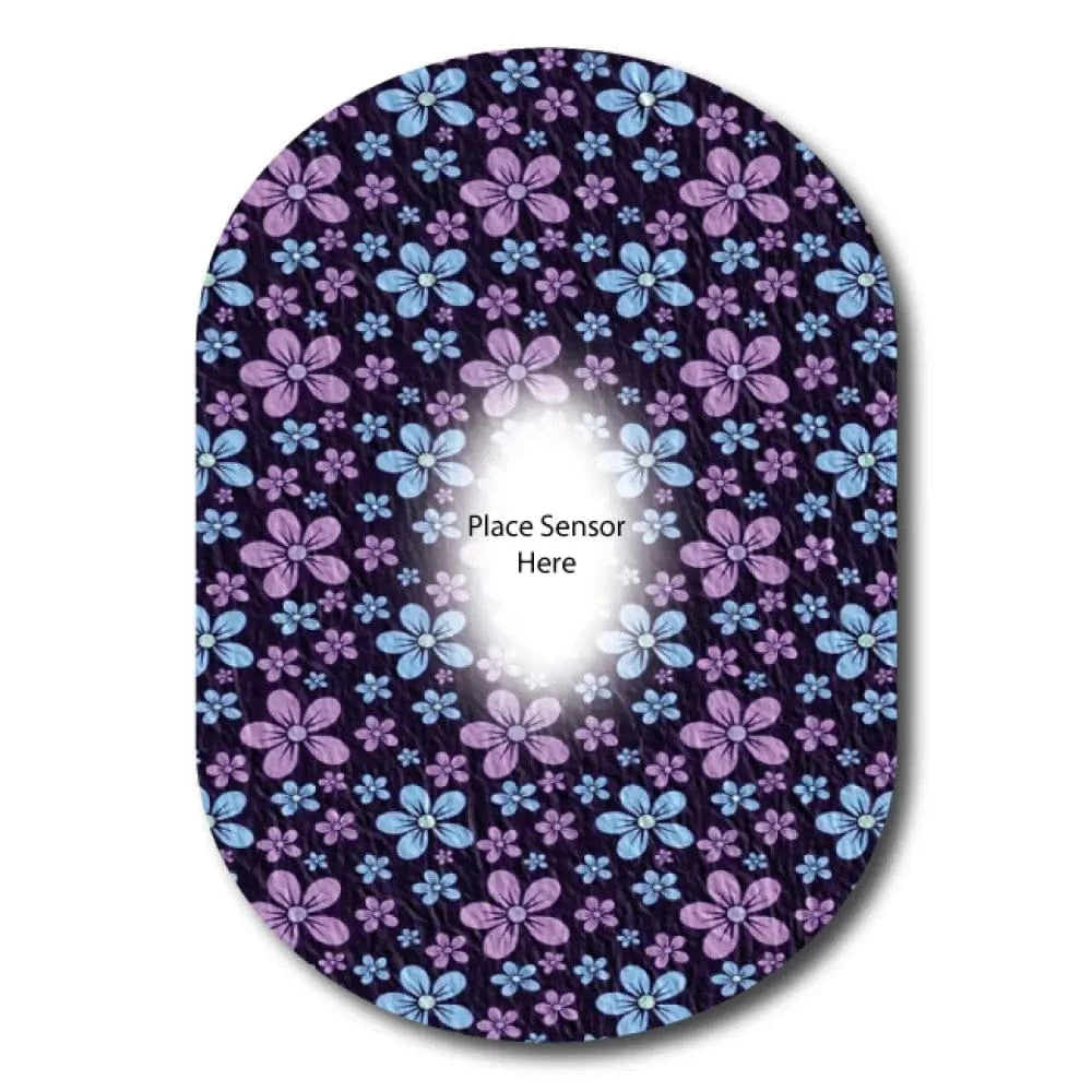 Single Patch / G6 Painted Purple Underlay Patch for Sensitive Skin - Dexcom