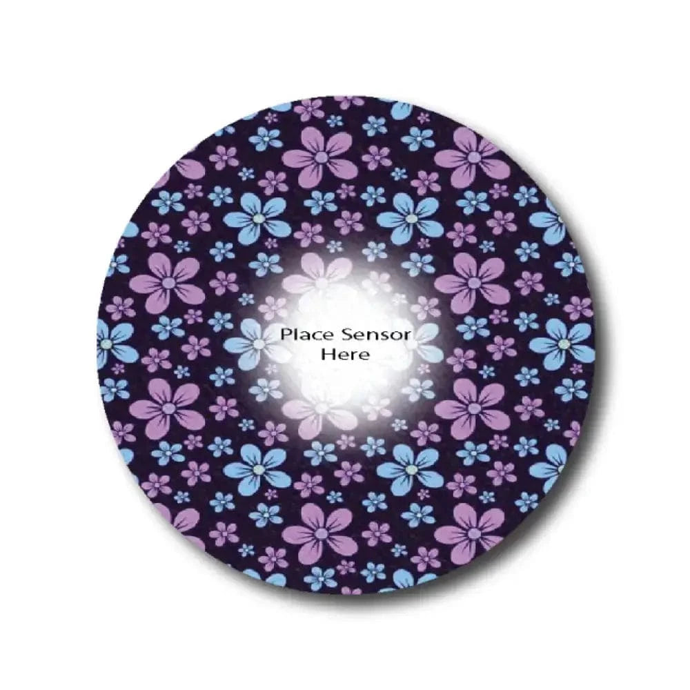 Single Patch / G7 Painted Purple Underlay Patch for Sensitive Skin - Dexcom G7 and Stelo