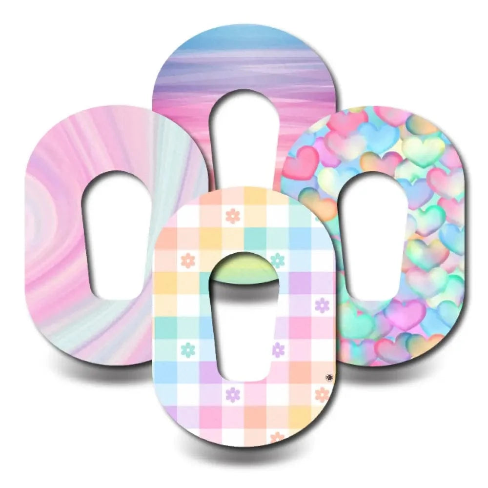4-Pack (Set of 4 Patches) / G6 Pastel Pattern Variety Pack - Dexcom G6