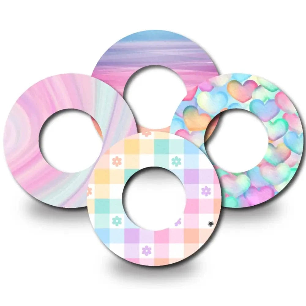 4-Pack (Set of 4 Patches) / Libre 2 Pastel Pattern Variety Pack - Libre 2 and Lingo