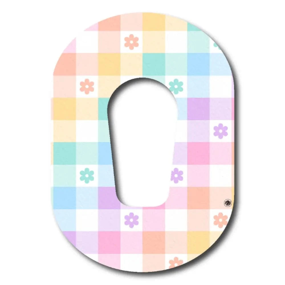 Single Patch / G6 Pastel Plaid - Dexcom G6