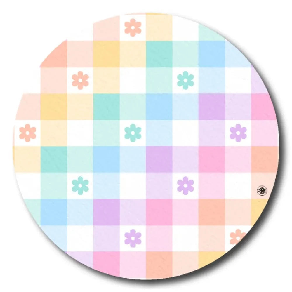 Single Patch / Libre 2 Cover-up Pastel Plaid - Libre 2 and Lingo Cover-up