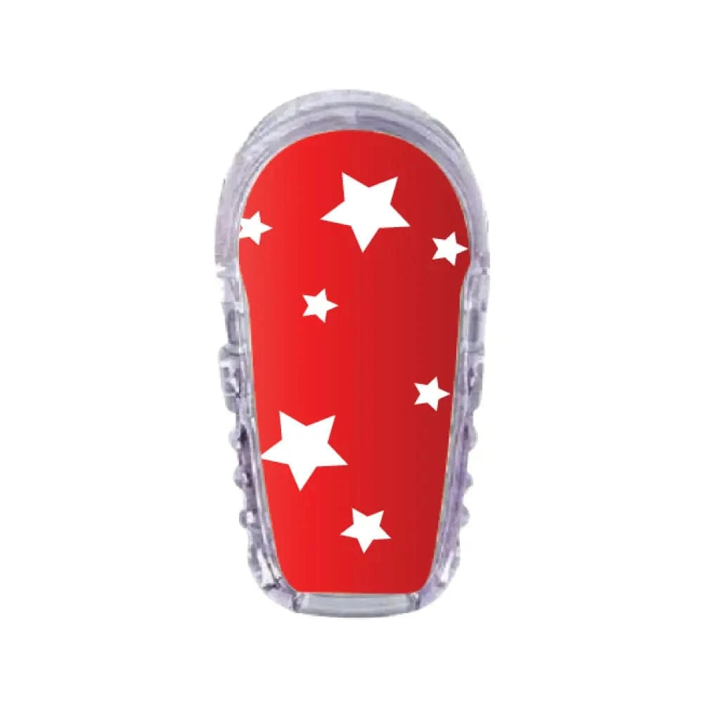 Single Topper / G6 Topper Patriotic Celebration Red - Dexcom G6 Topper
