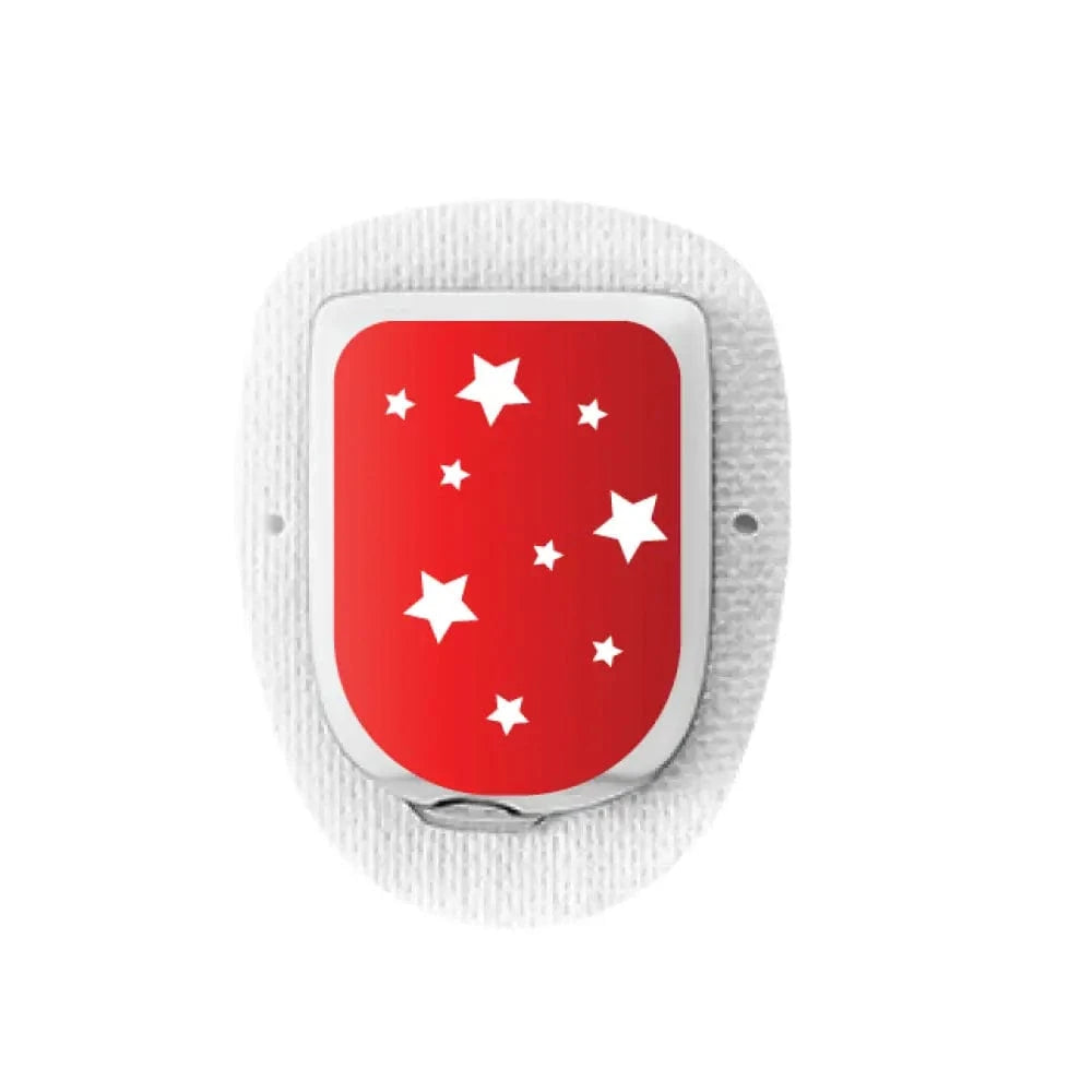 Single Topper / Omnipod Topper Patriotic Celebration Red - Omnipod Topper