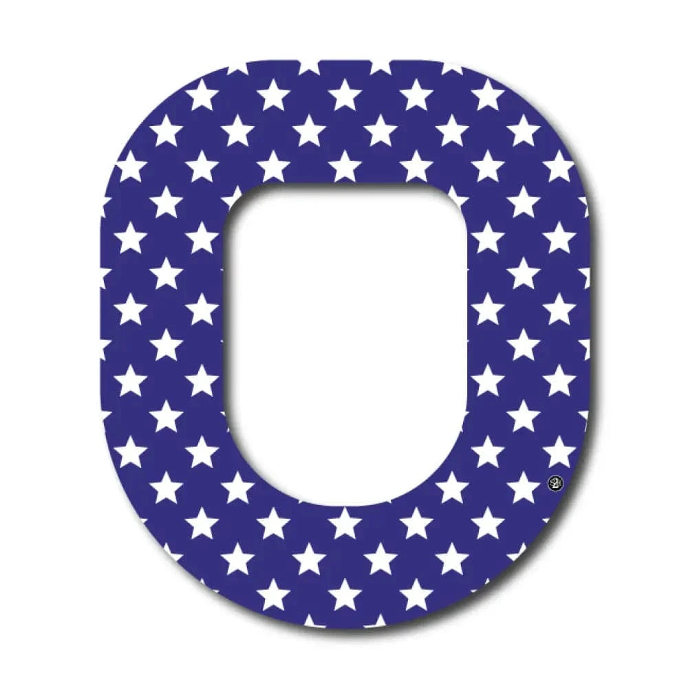 Single Patch / Omnipod Patriotic Stars - Omnipod
