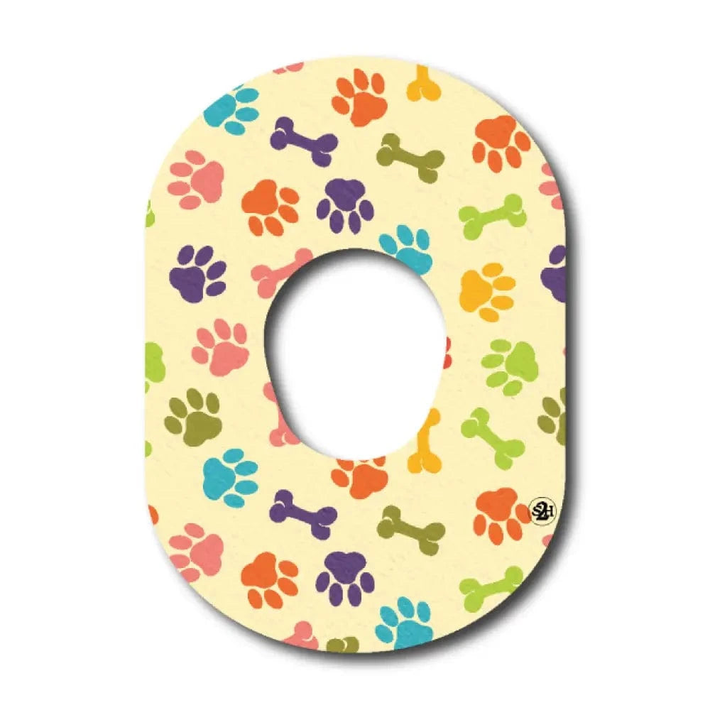 Single Patch / G7 Paws and Bones - Dexcom G7 and Stelo