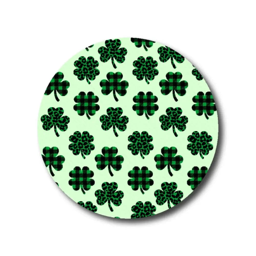 Single Patch / Libre 3 Plaid Clovers - Libre 3