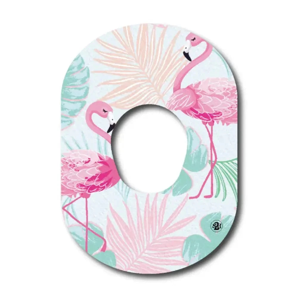 Single Patch / G7 Prancing Flamingo - Dexcom G7 and Stelo