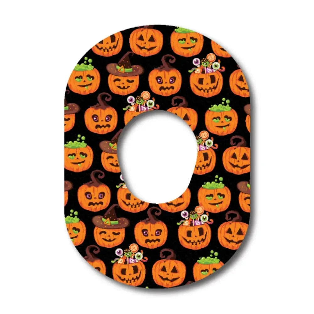 Single Patch / G7 Pumpkin Heads - Dexcom G7 and Stelo