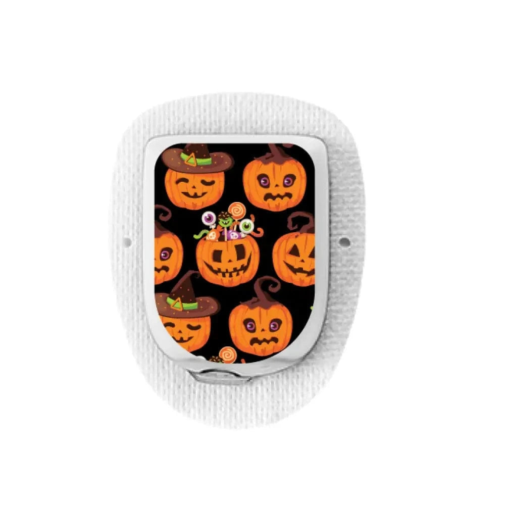 Single Topper / Omnipod Topper Pumpkin Heads - Omnipod Topper