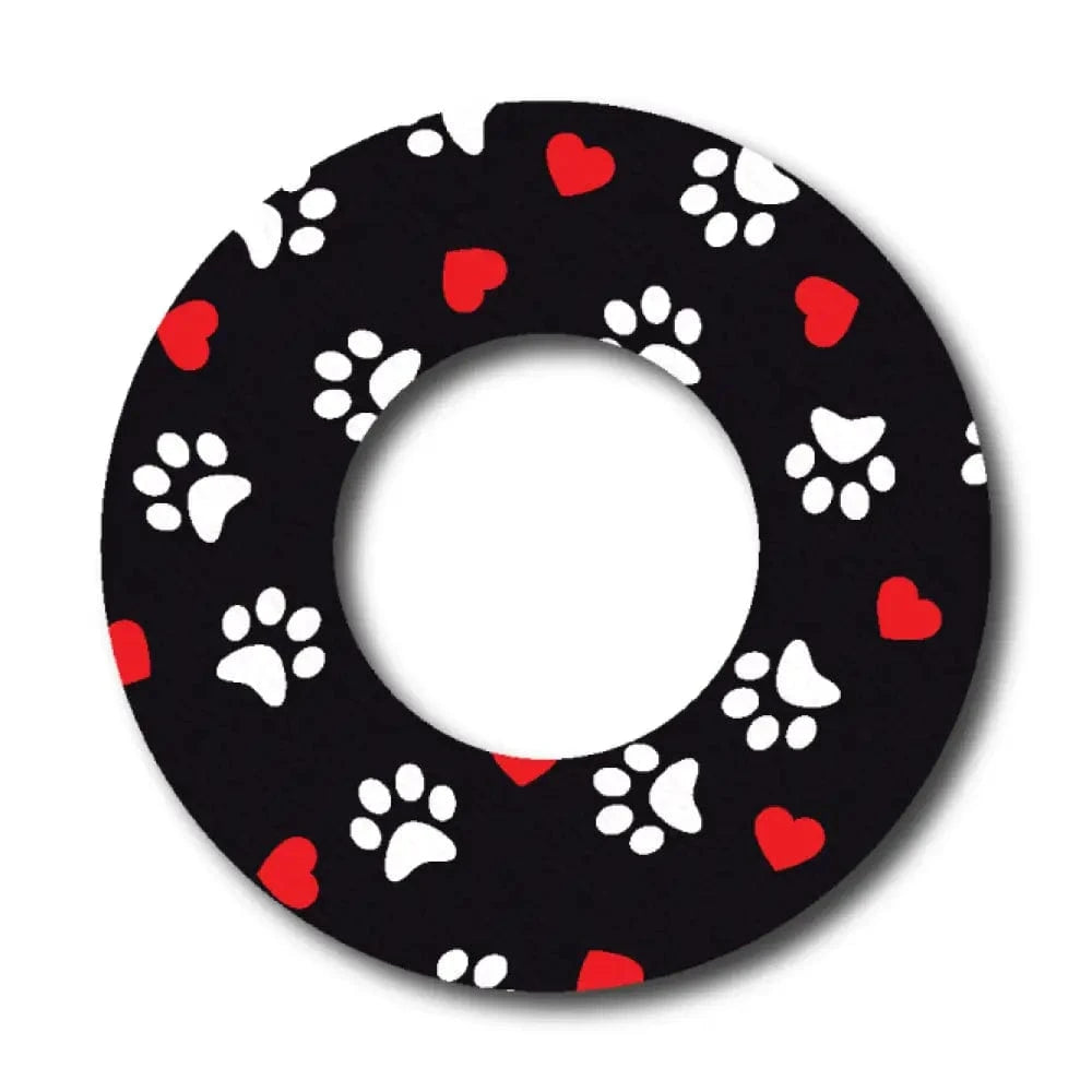 Single Patch / Libre 2 Puppy Love in Black - Libre 2 and Lingo