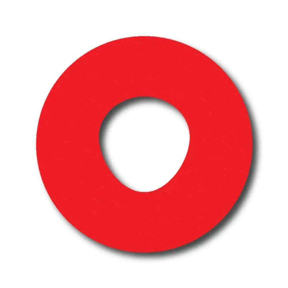 Single Patch / Infusion Set Red Overlay Patch - Infusion Set
