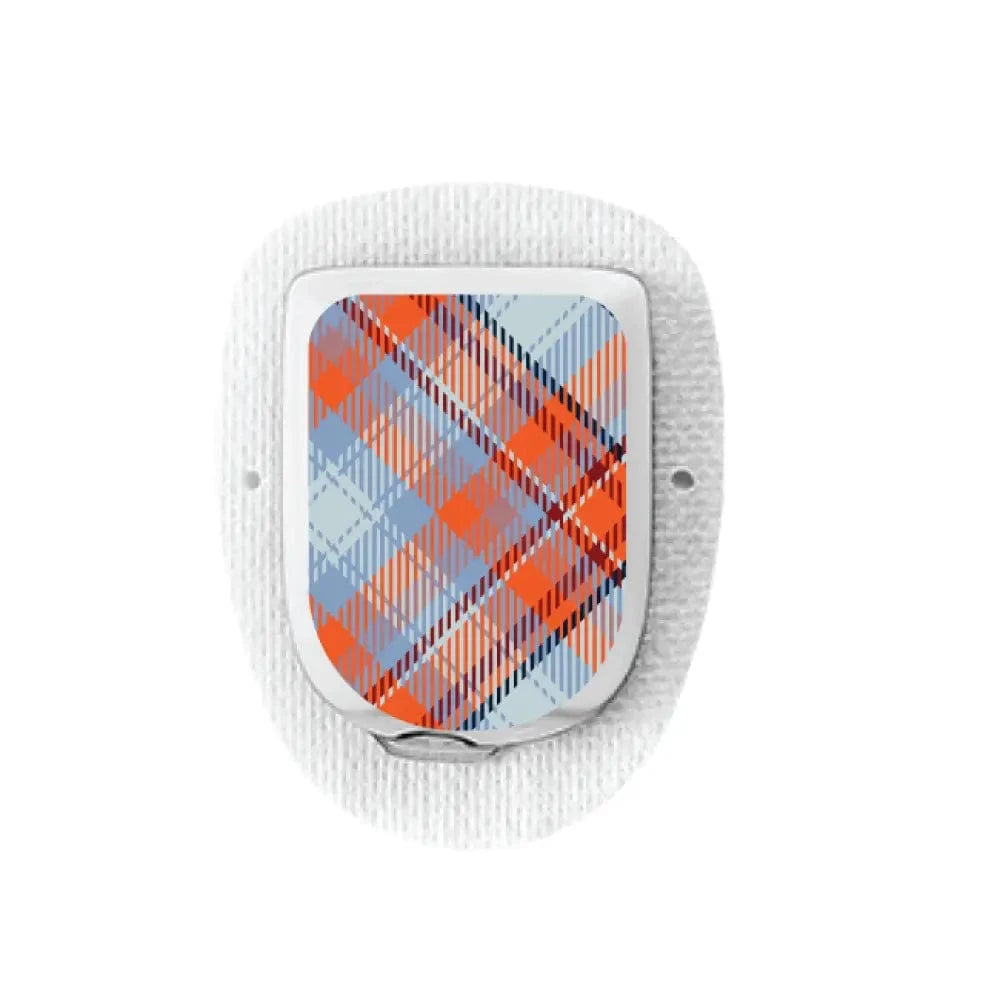 Single Topper / Omnipod Topper Red Plaid - Omnipod Topper