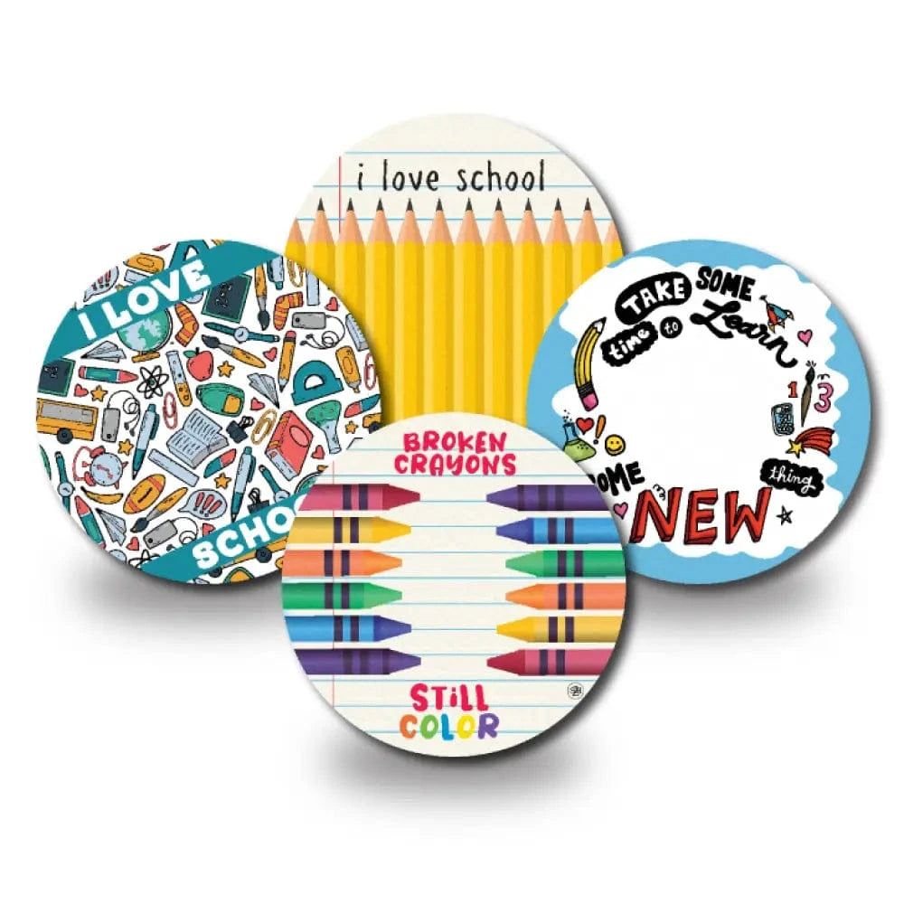 4-Pack (Set of 4 Patches) / Libre 3 School Supplies Variety Pack - Libre 3