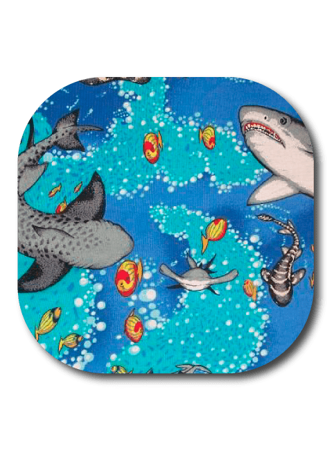 Single Patch / G7 Cover-up Shark Bites - Dexcom G7 and Stelo Cover-up