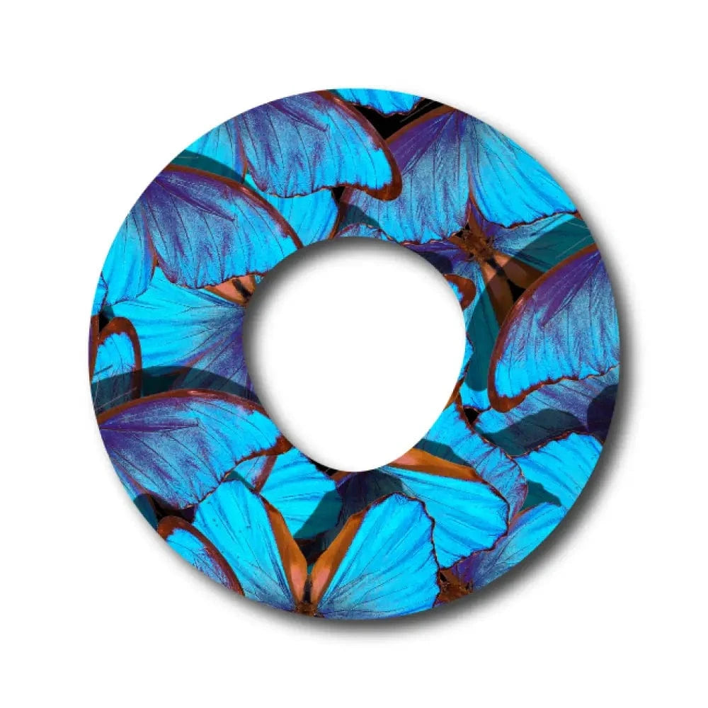Single Patch / Infusion Set Skyblue Butterflies - Infusion Set