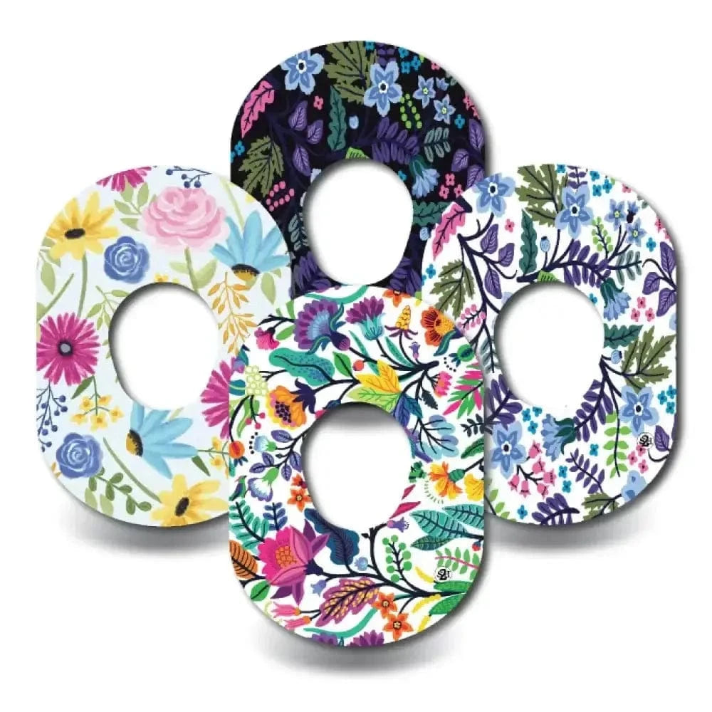 4-Pack (Set of 4 Patches) / G7 Spring Garden Variety Pack - Dexcom G7 and Stelo