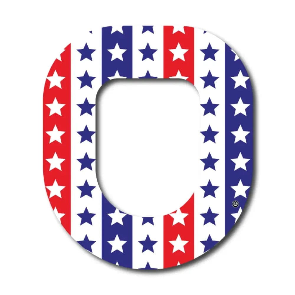 Single Patch / Omnipod Stars and Stripes - Omnipod