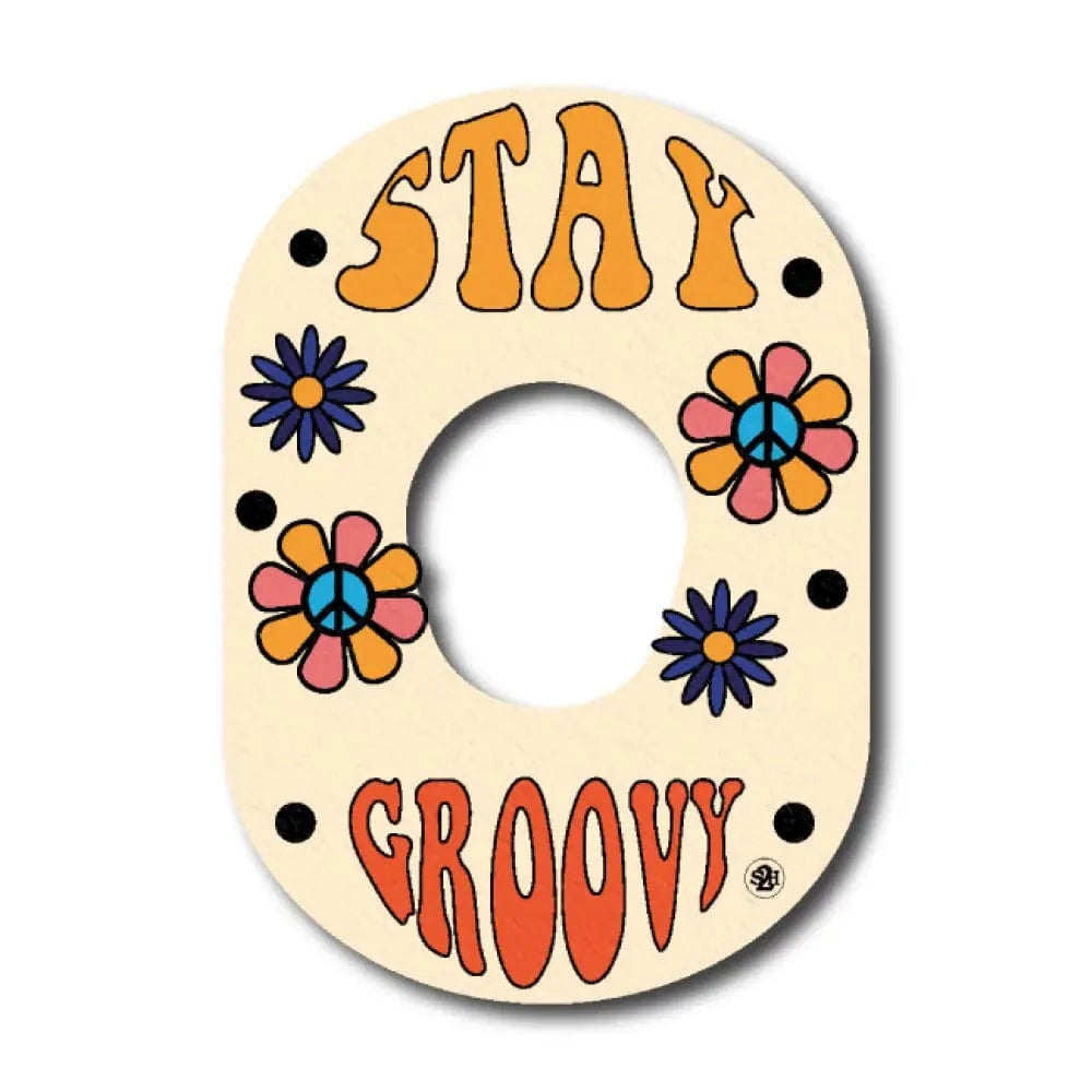 Single Patch / G7 Stay Groovy - Dexcom G7 and Stelo
