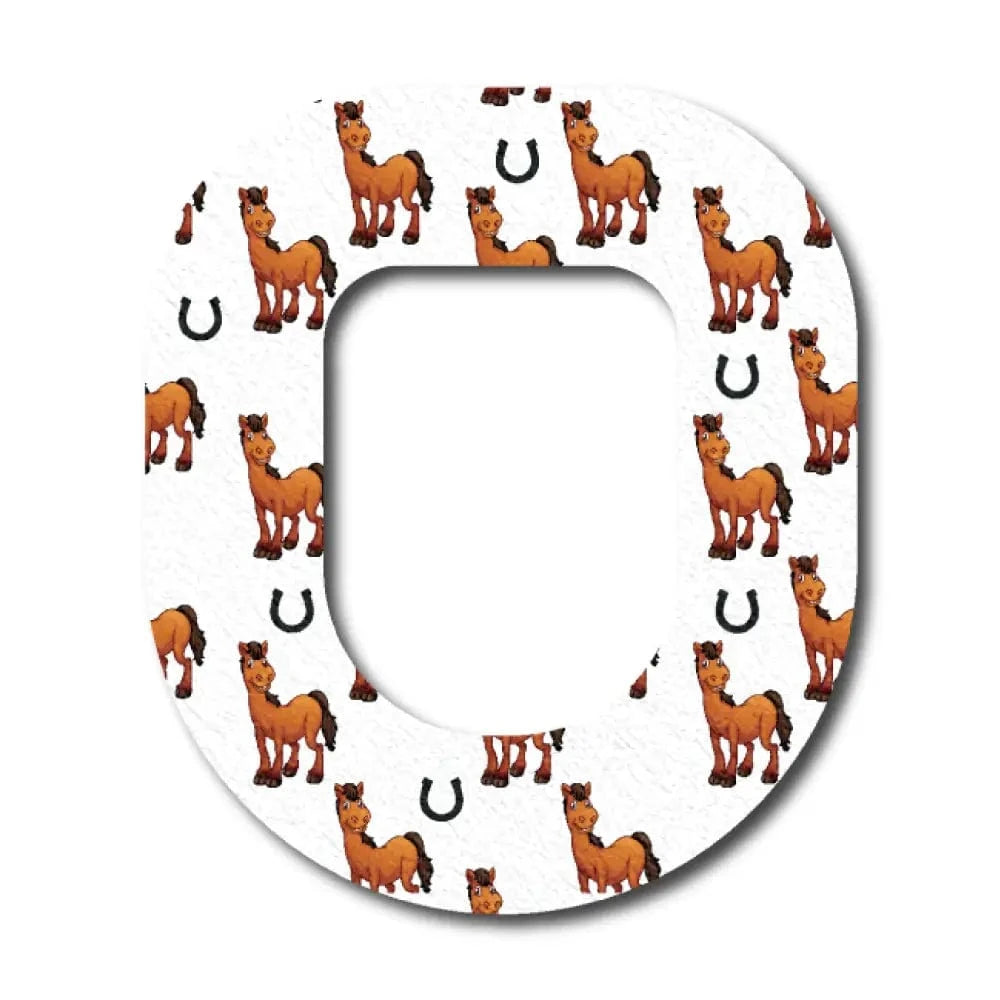 Single Patch / Omnipod Stormy the Horse - Omnipod