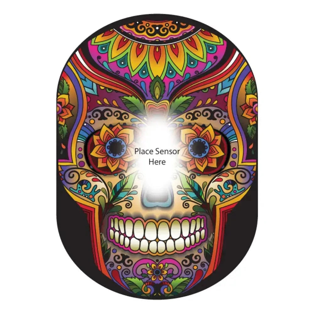 Single Patch / G6 Sugar Skull Underlay for Sensitive Skin - Dexcom G6