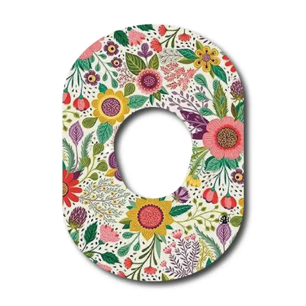 Single Patch / G7 Summer Blossom - Dexcom G7 and Stelo