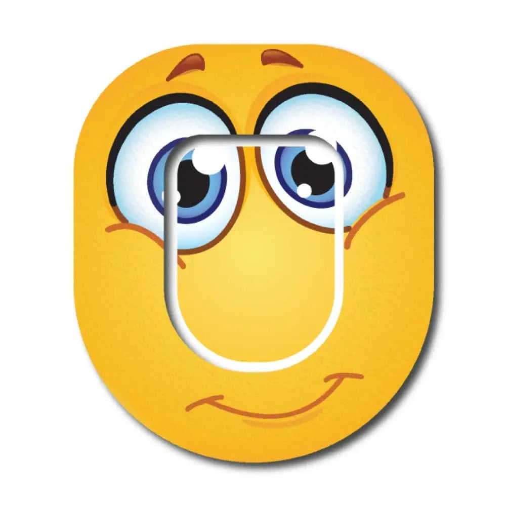 Single Patch / Omnipod The Smirk with Topper - Omnipod