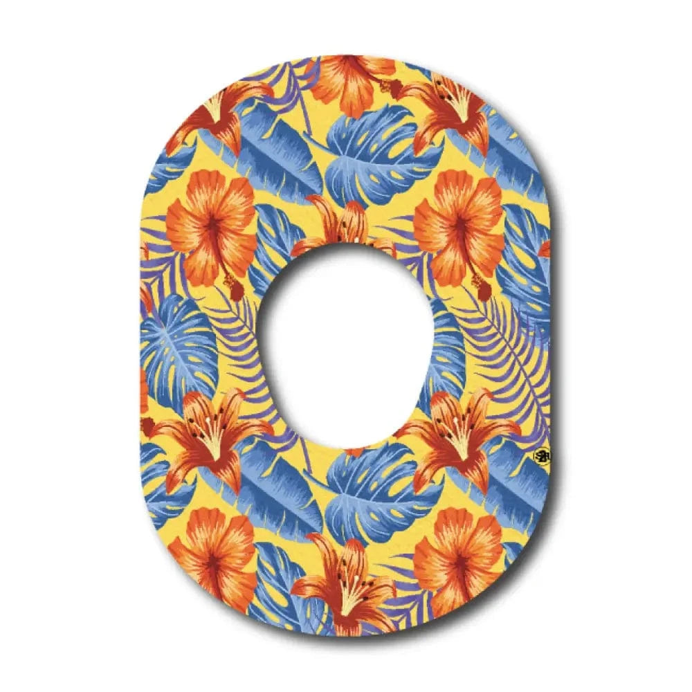 Single Patch / G7 Tropical Floral - Dexcom G7 and Stelo