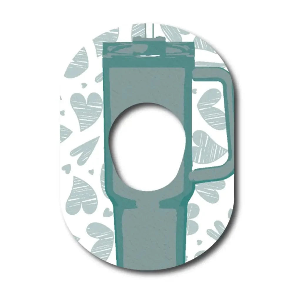 Single Patch / G7 Tumbler in Mint - Dexcom G7 and Stelo
