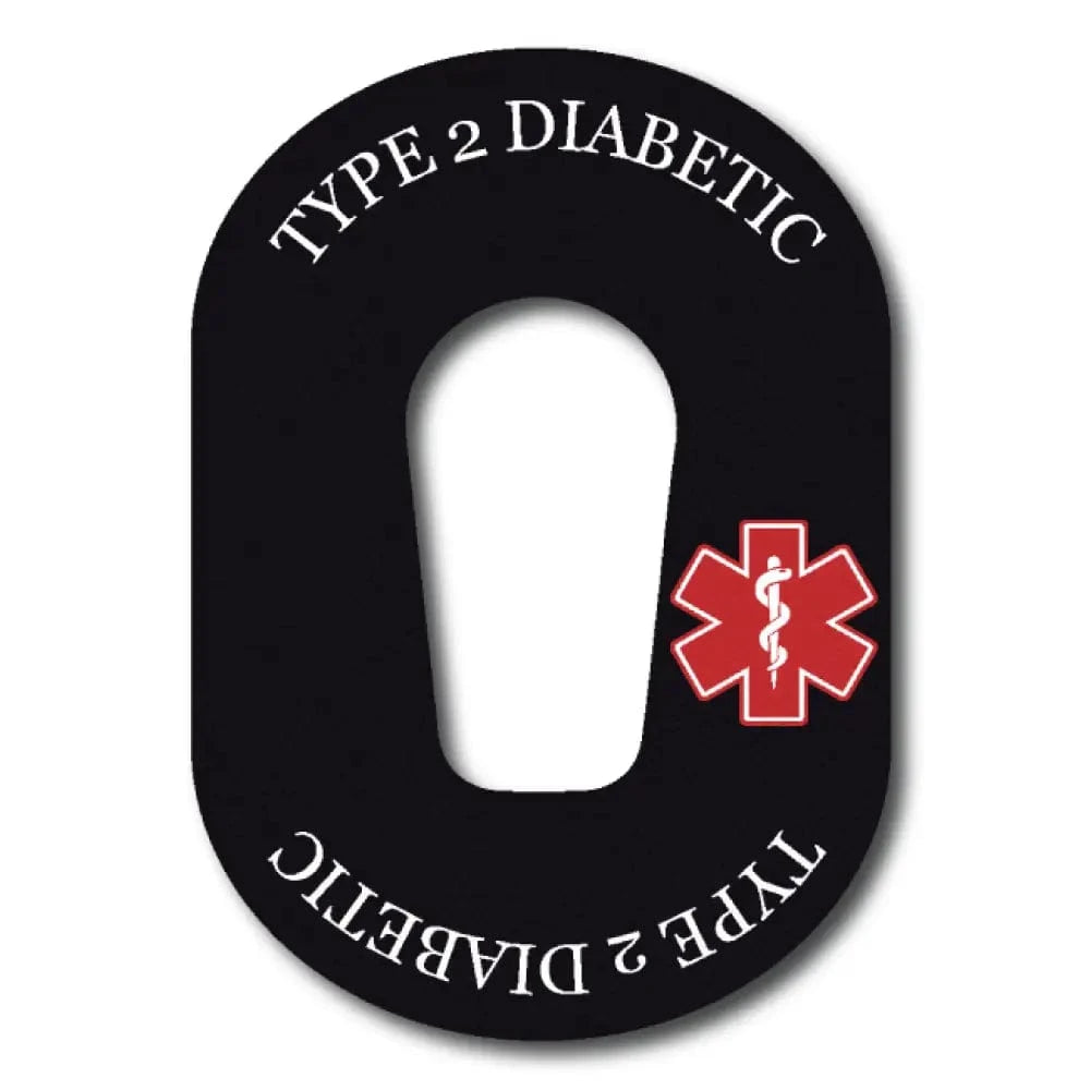 Single Patch / G6 Type 2 Diabetes Awareness in Black - Dexcom G6