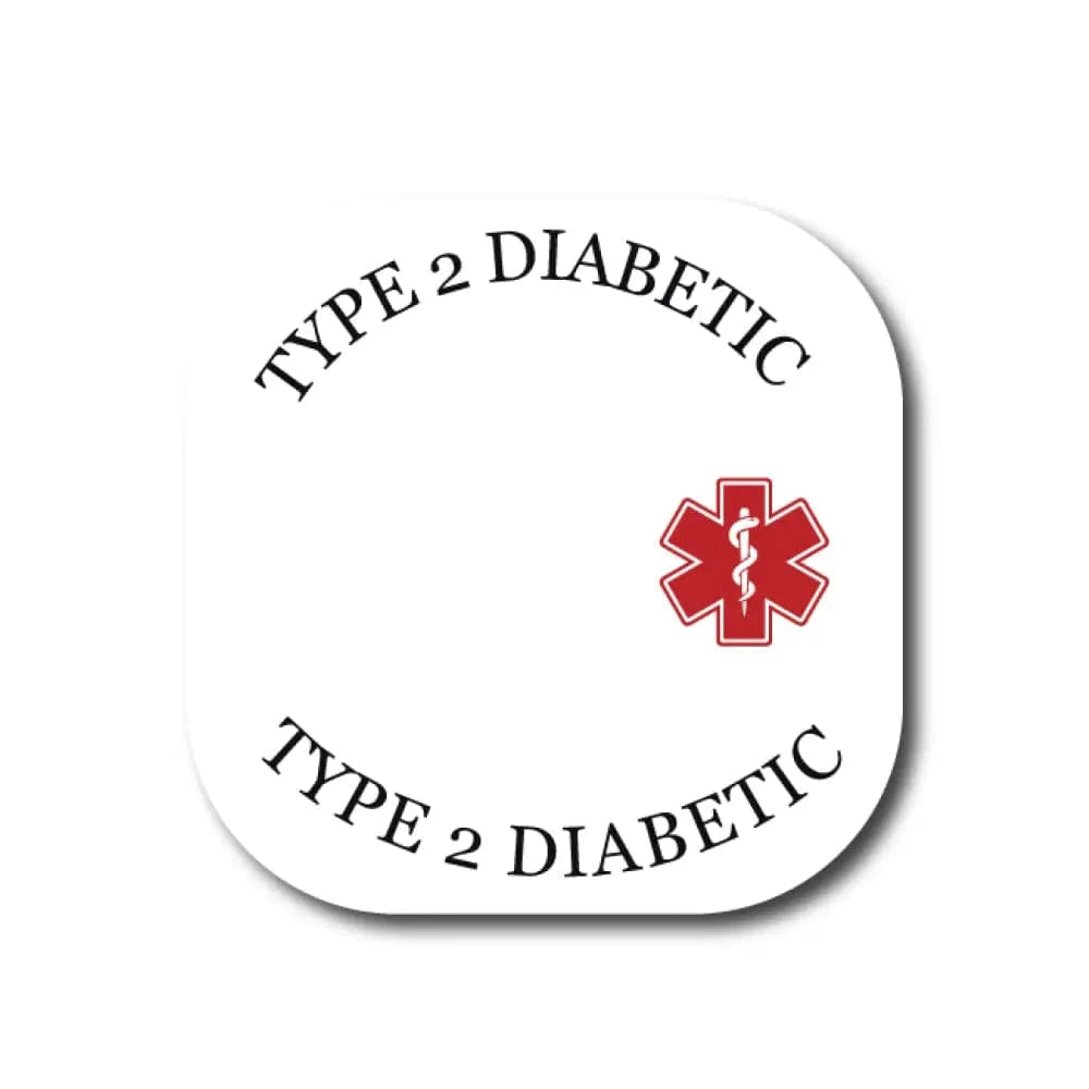 Single Patch / G7 Cover-up Type 2 Diabetes Awareness in White - Dexcom G7 and Stelo Cover-up