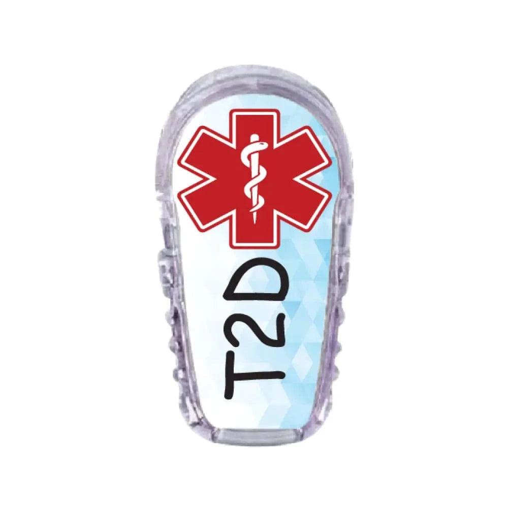 Single Topper / G6 Topper Type 2 Diabetes Topper in Sky Blue - Dexcom G6 Topper