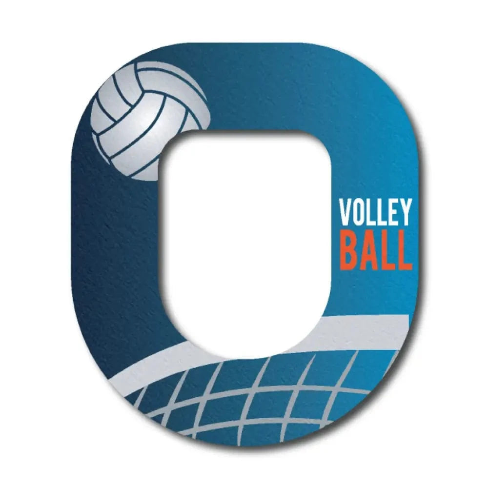 Single Patch / Omnipod Volleyball and Net - Omnipod