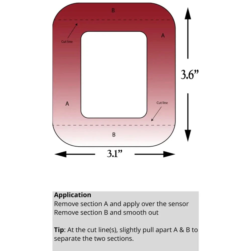 Single Patch / Mobi Sleeve White Overlay - Mobi Sleeve