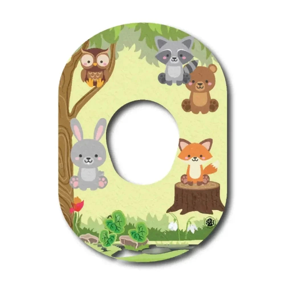Single Patch / G7 Woodland Animals - Dexcom G7 and Stelo