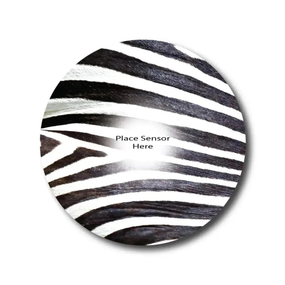 Single Patch / G7 Zebra Skin Underlay Patch for Sensitive Skin - Dexcom G7 and Stelo
