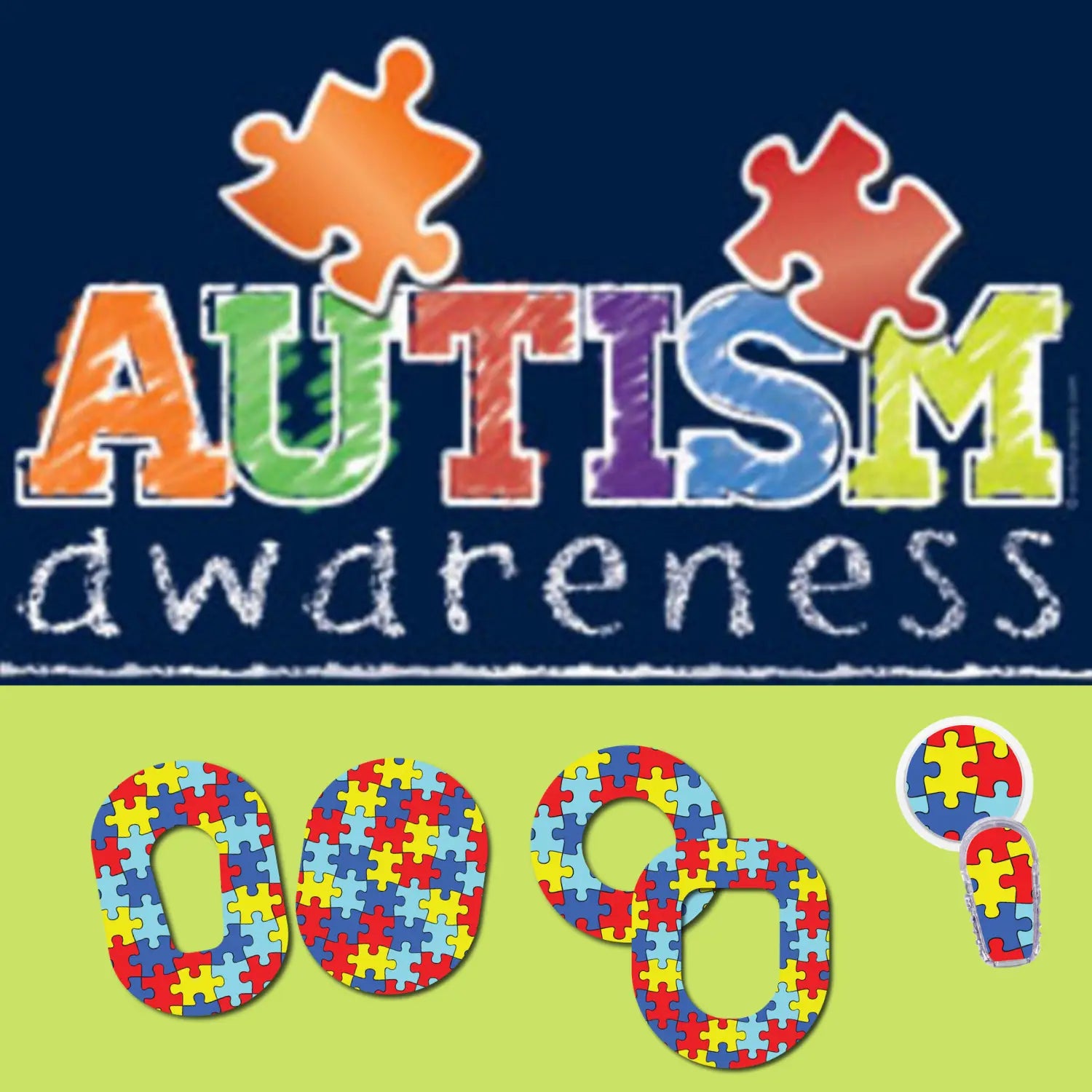 Autism Awareness Overlay Patch