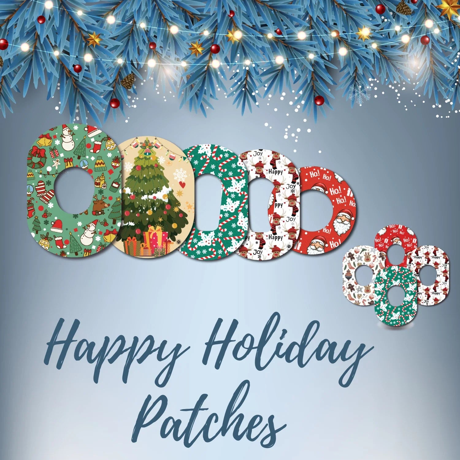 Christmas Holiday Patches