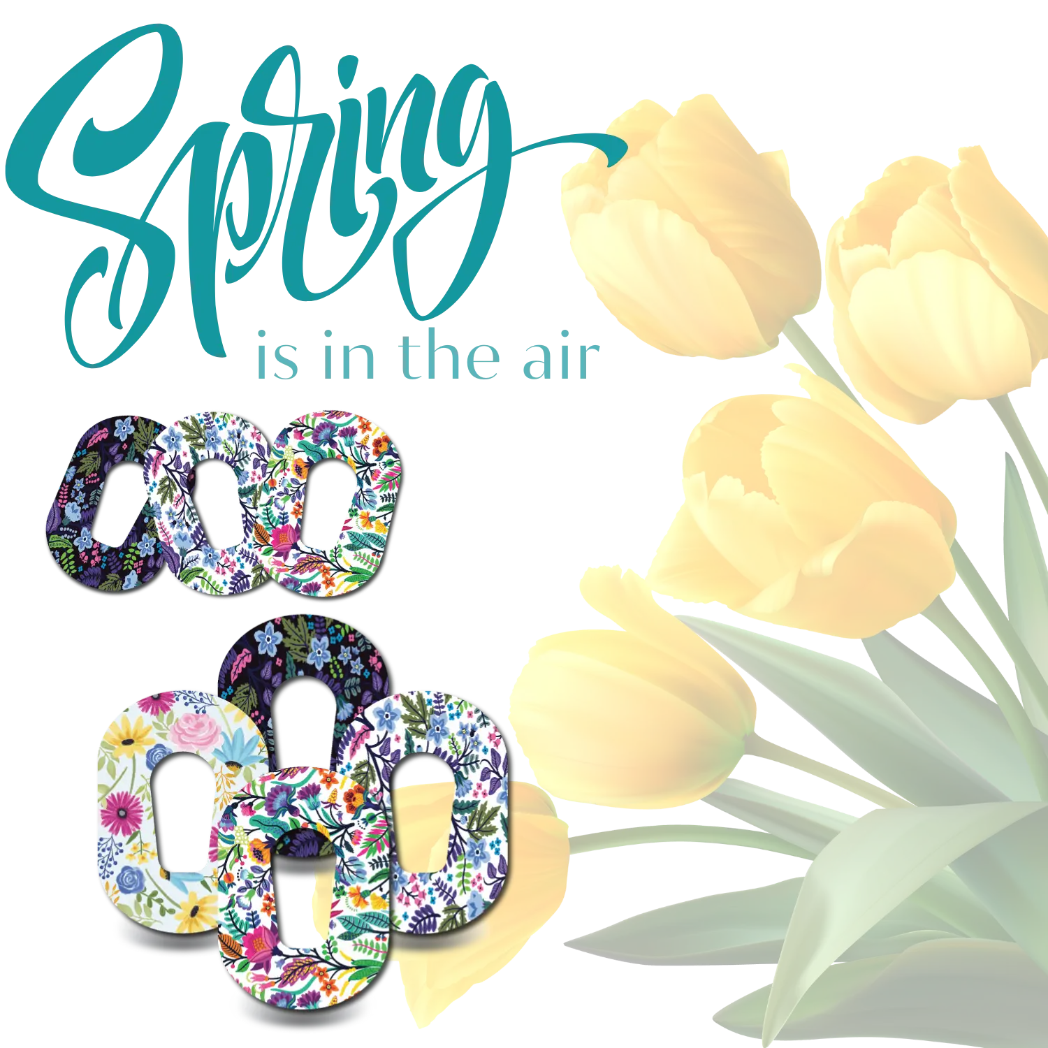 Spring Garden Adhesive Tape and Patches – Stick2Hope