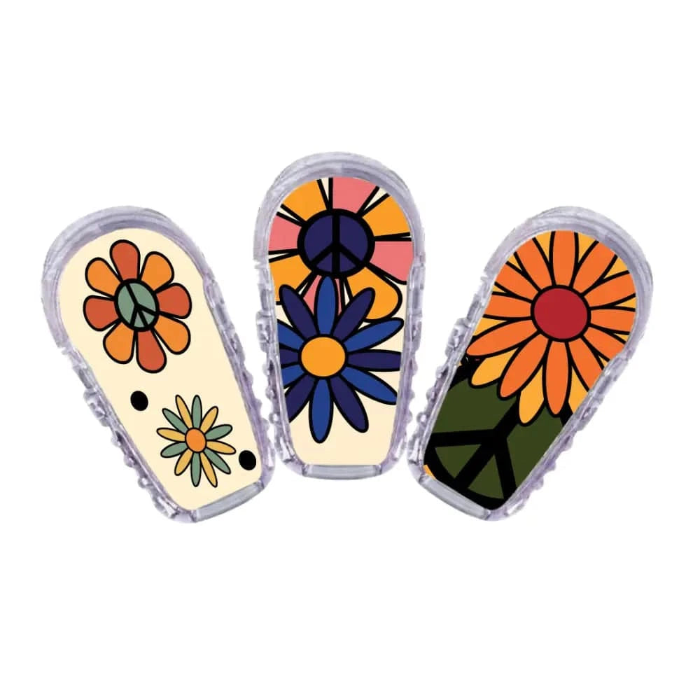 3-Pack (Set of 3 Patches) / G6 Topper 70s Vibe - Variety Pack - Dexcom G6 Topper