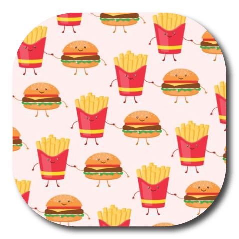 Burgers-n-fries - Dexcom G7 and Stelo Cover-up