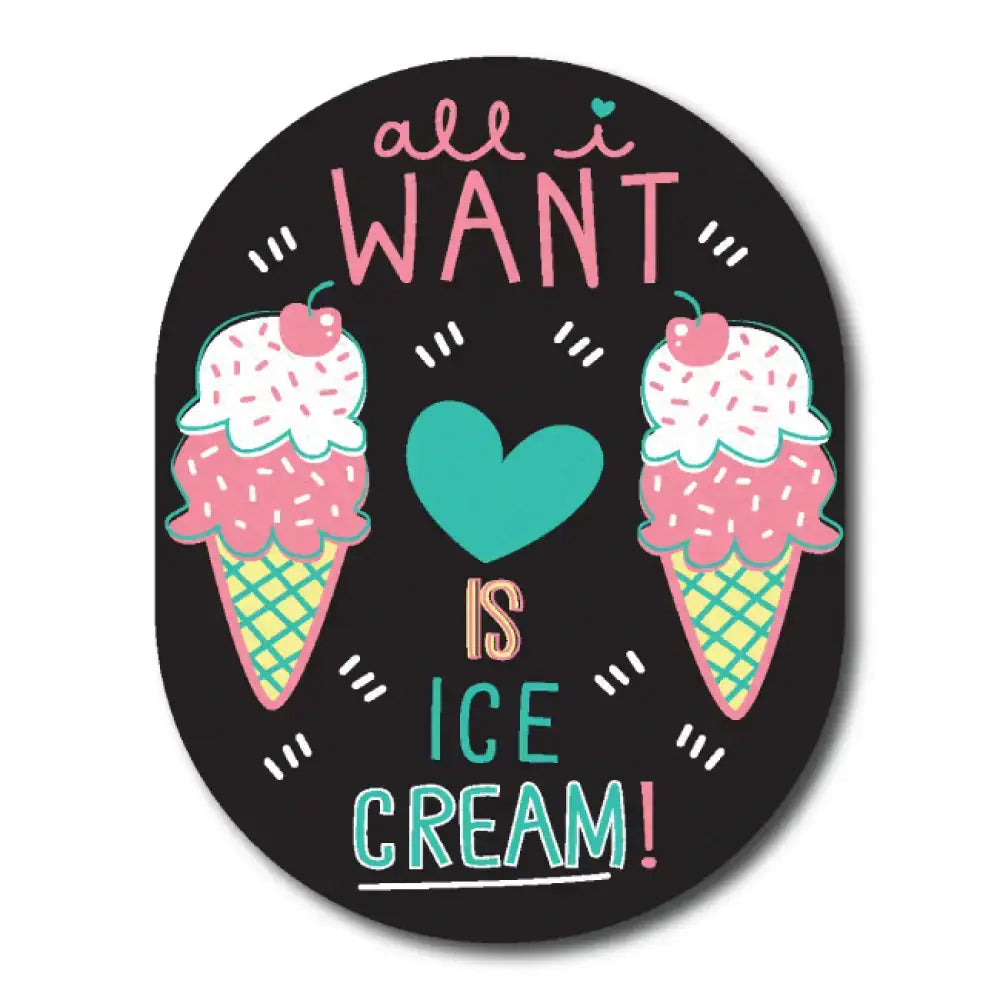 All i Want Is Ice Cream - Guardian Single Patch